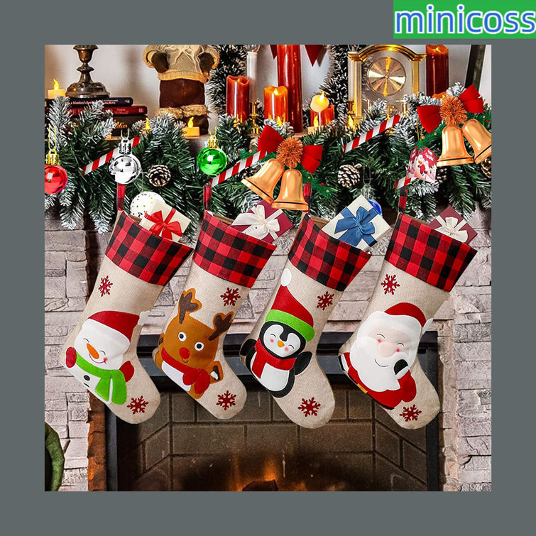 MINICOSS 4 Piece Christmas Stocking Set Wayfair